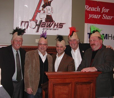 Tommy John, sponsor Chuck Schwartz, Assemblyman Amedore, Dave Dittmann, and sponsor John Lisniewski of NBT Bank